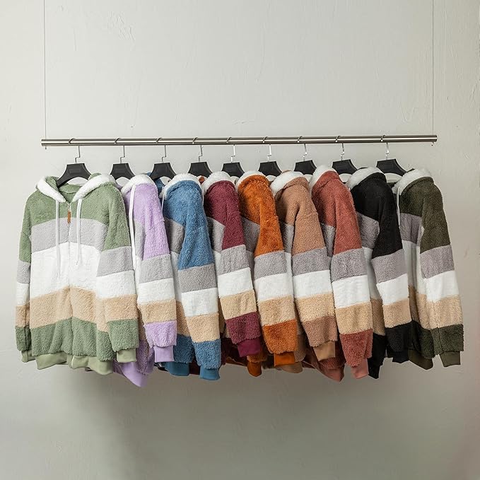 Flavie | Veste d’Hiver à Capuche à Panneaux