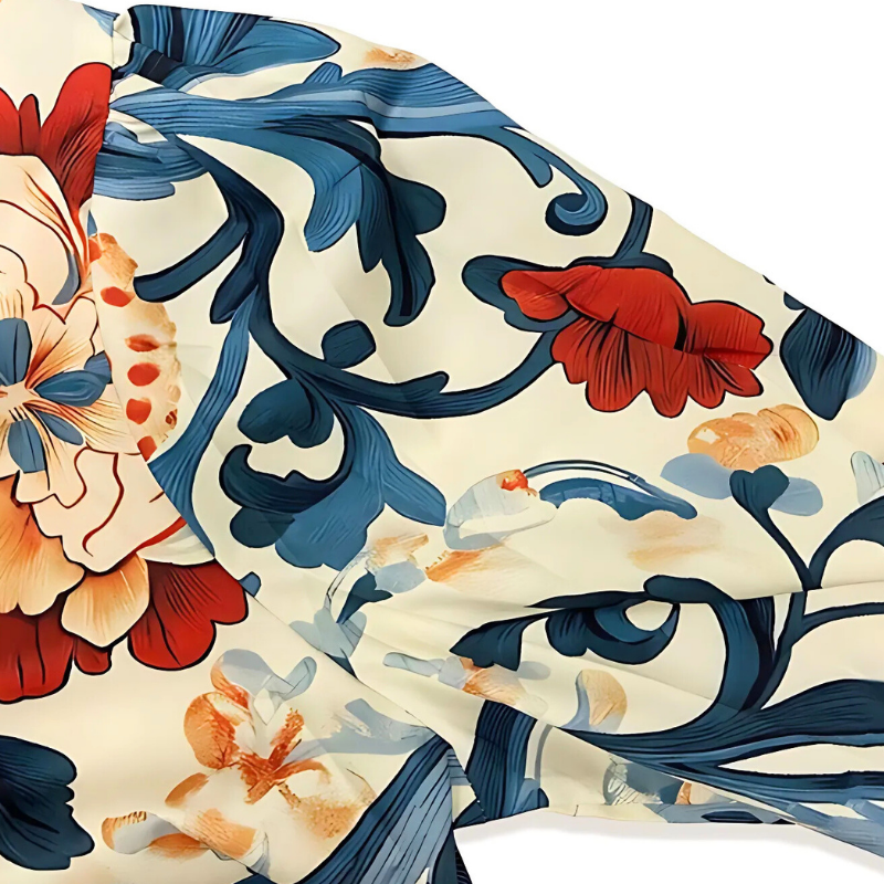 Ysaline | Chemisier imprimée vintage