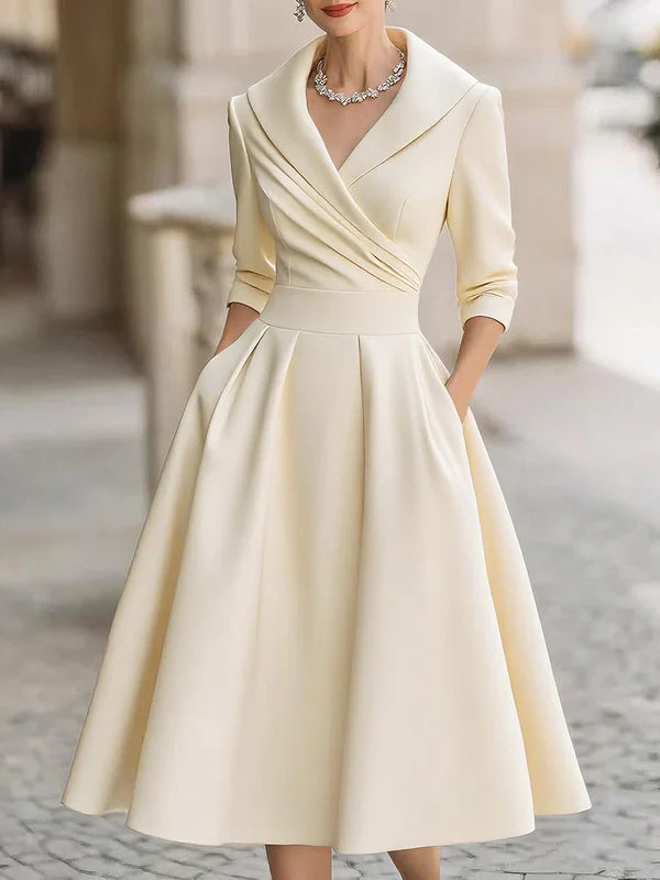 Francine | Abito midi con ispirazione retrò