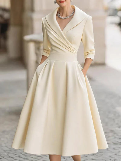 Francine | Abito midi con ispirazione retrò