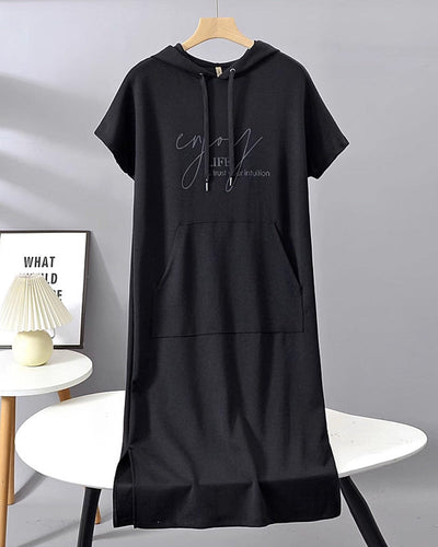 Sandrine | Robe sweat à capuche