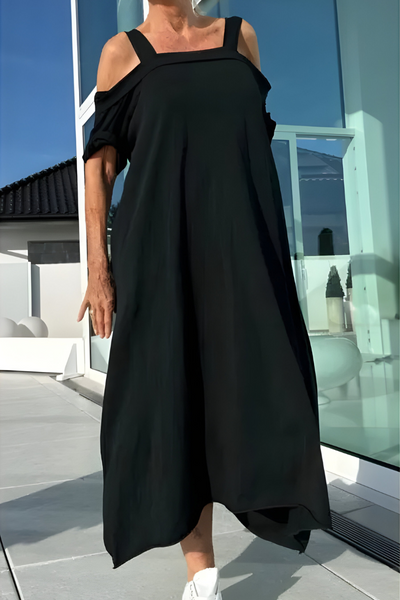 Mélisande | Robe longue d’été à épaules dénudées