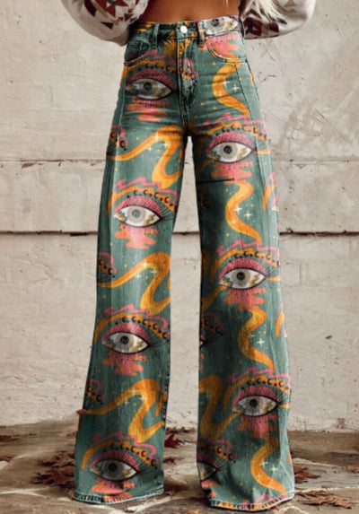 Alizée | Pantalon taille haute au style vintage
