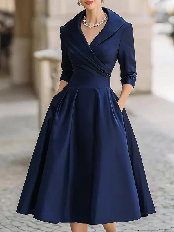 Francine | Abito midi con ispirazione retrò