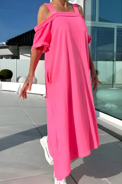Mélisande | Robe longue d’été à épaules dénudées