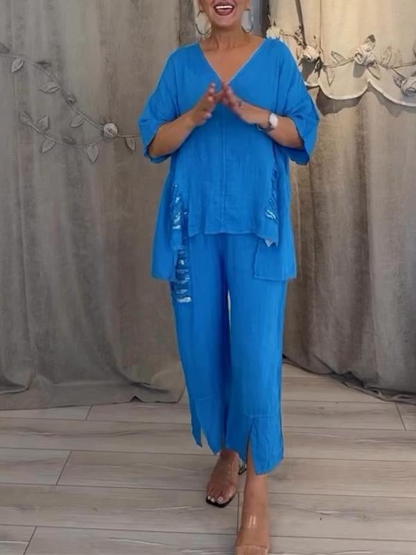 Coralie | Ensemble d’été deux pièces – fluide, flatteur et féminin