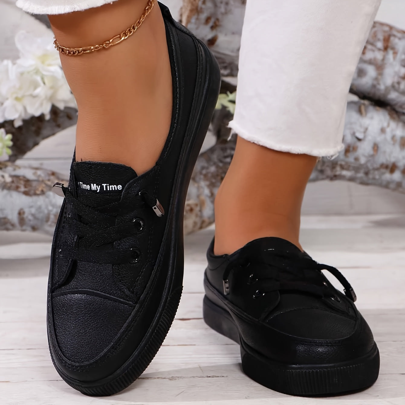 Céline | Baskets à lacets faciles à enfiler