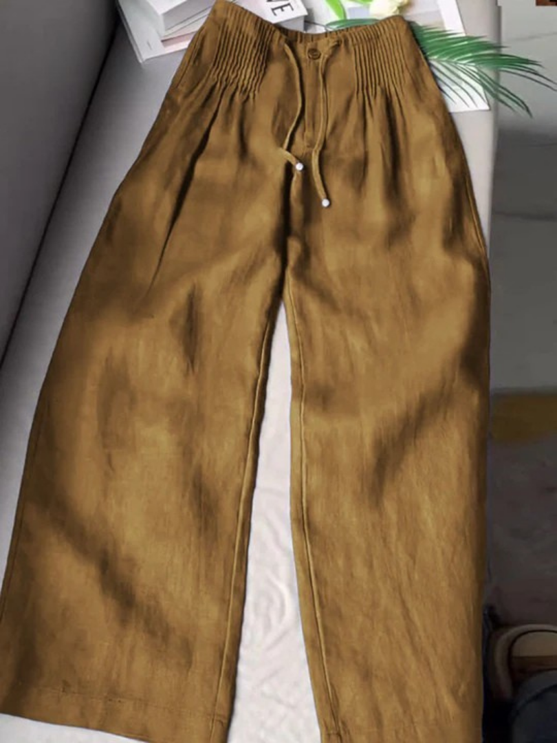 Lucie | Pantalon Large en Coton