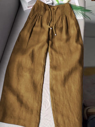 Lucie | Pantalon Large en Coton
