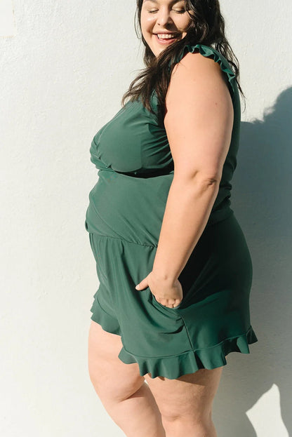 Isabelle | Maillot de bain plissé avec maintien poitrine