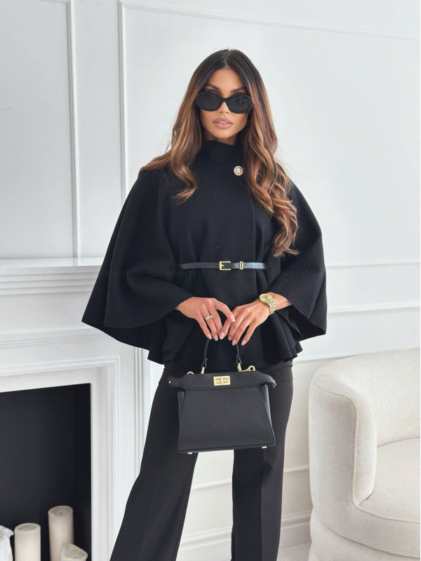 Fleurine | Veste à manches papillon avec ceinture