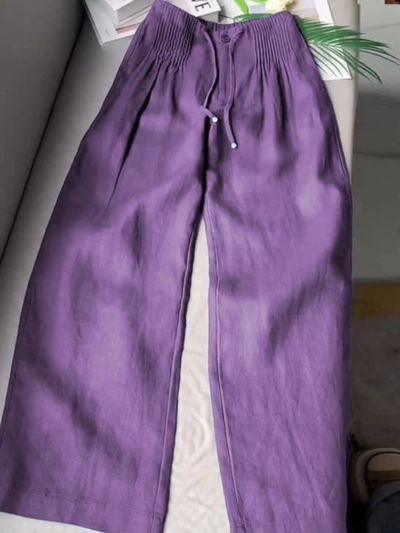 Lucie | Pantalon Large en Coton