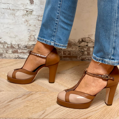 Margot | Sandales à Brides avec Talon Bloc et Bout Arrondi