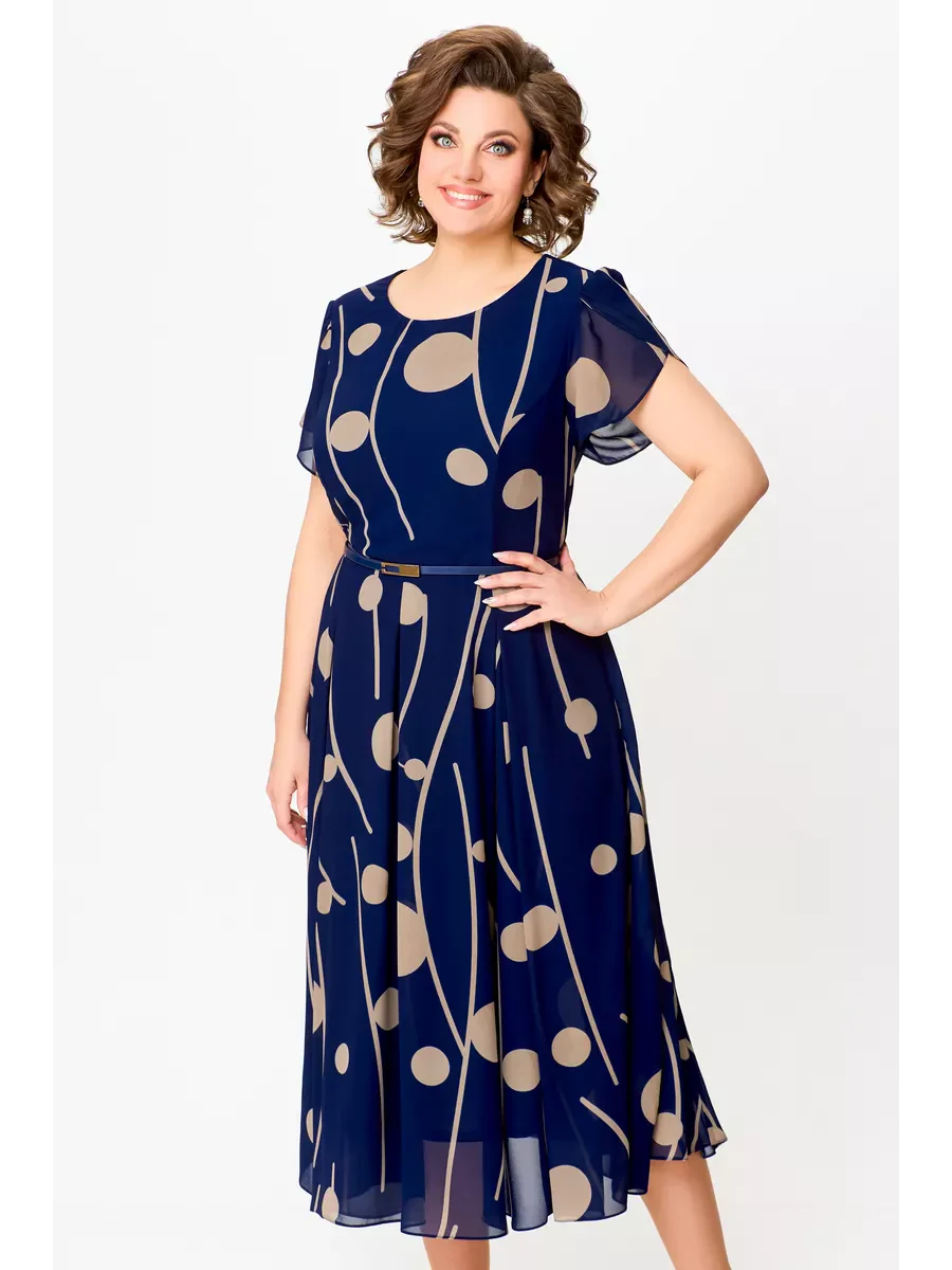 Anouk | Robe midi fluide en mousseline élégante