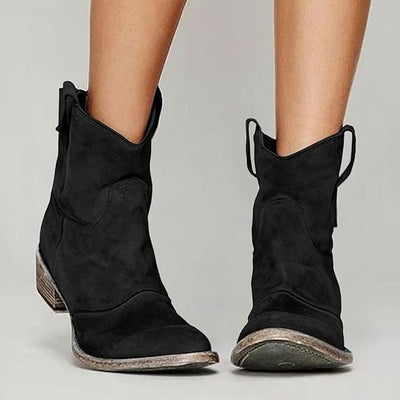 Bérénice | Bottines Inspirées du Far-West avec Talon Cubain
