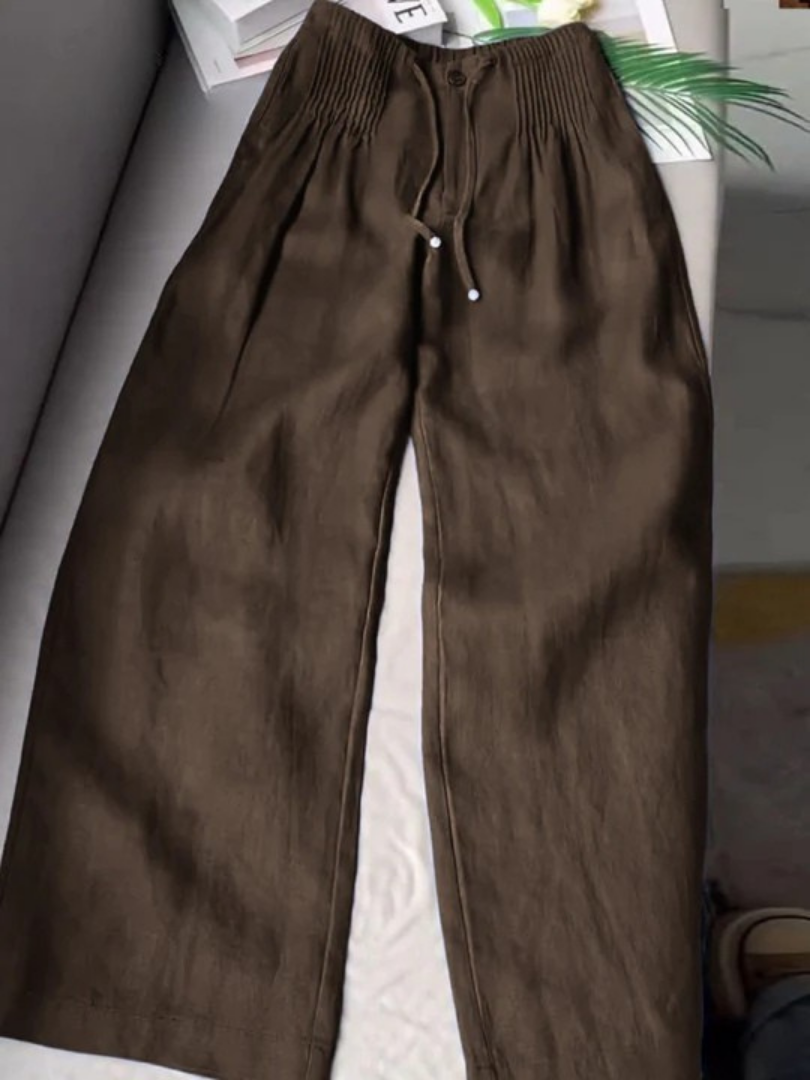 Lucie | Pantalon Large en Coton