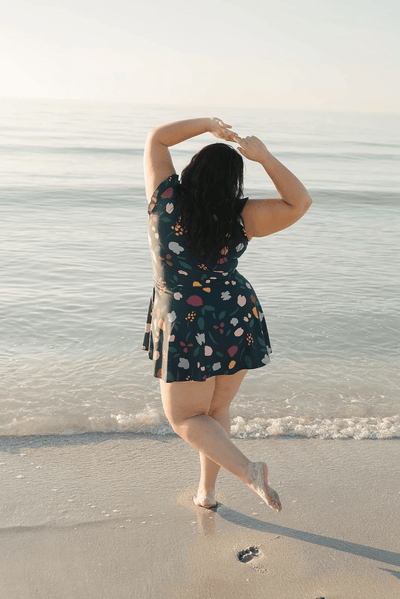 Isabelle | Maillot de bain plissé avec maintien poitrine