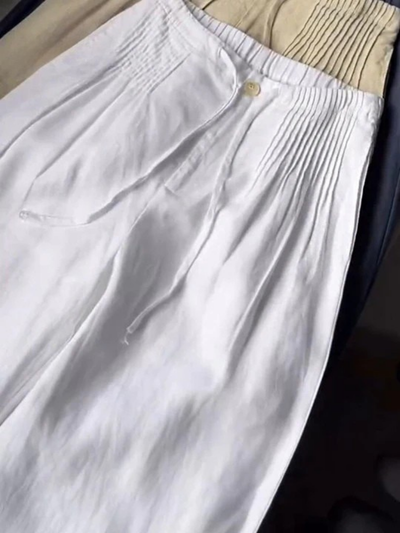 Lucie | Pantalon Large en Coton
