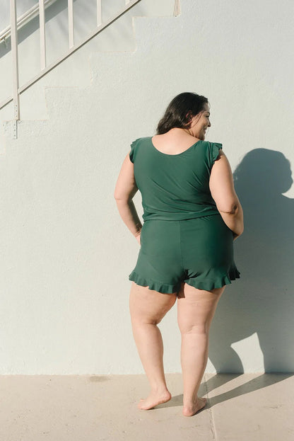 Isabelle | Maillot de bain plissé avec maintien poitrine