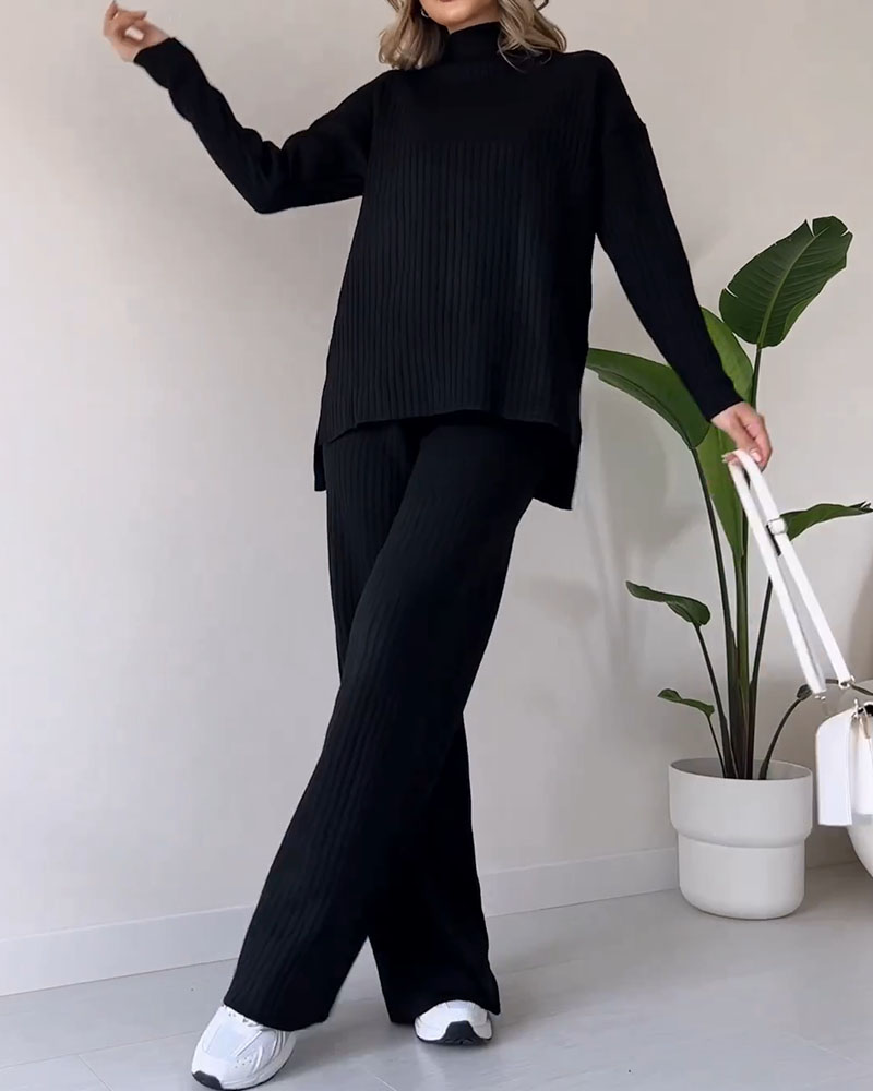 Sévérina | Ensemble côtelé d’intérieur élégant et confortable