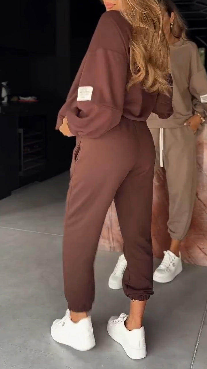 Mireille | Ensemble survêtement oversize décontracté