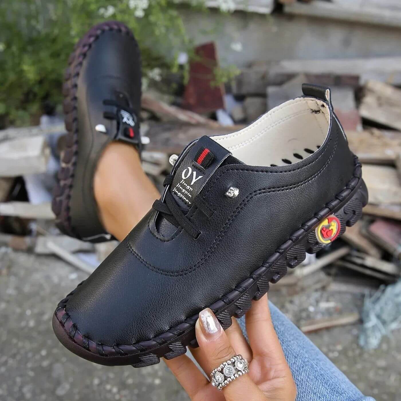 Louane | Chaussures à lacets décontractées avec semelle confort