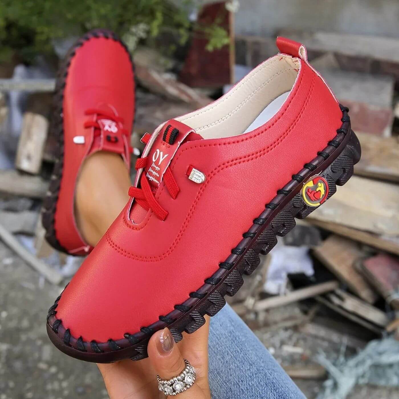 Louane | Chaussures à lacets décontractées avec semelle confort