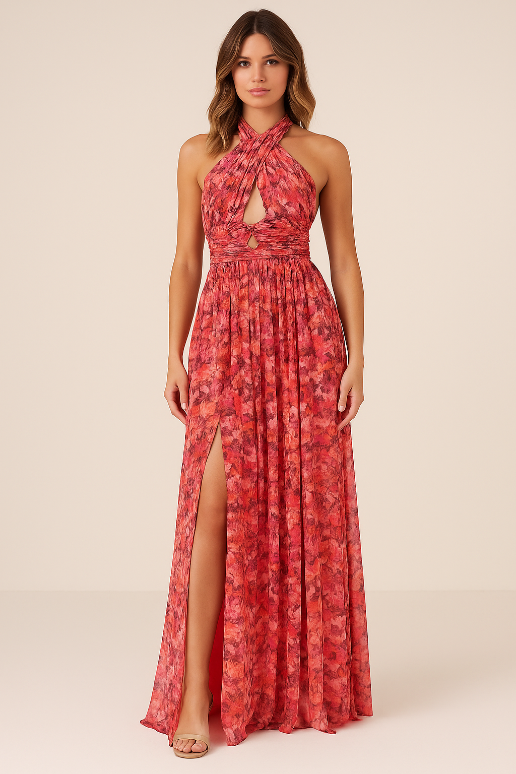 Myriam | Robe longue fleurie