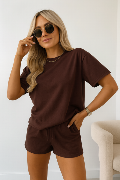 Soline | Ensemble 2 Pièces – Haut avec short ou pantalon