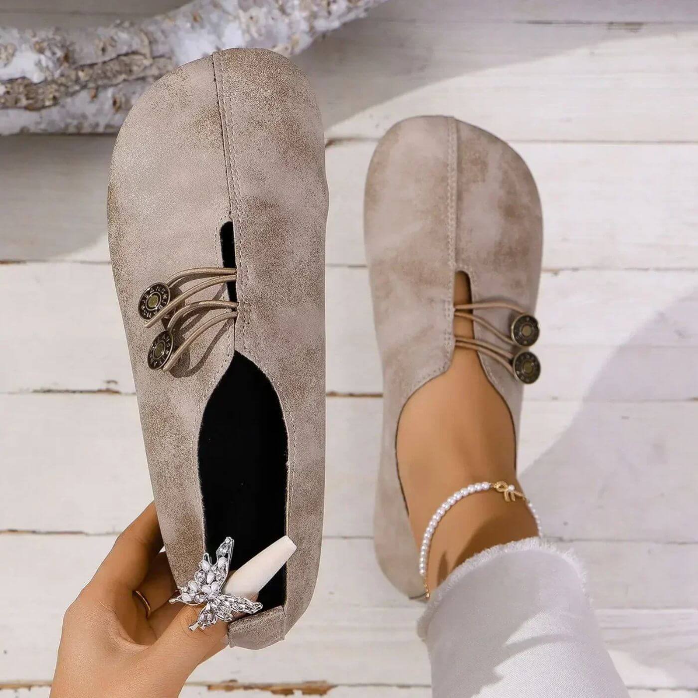 Maïa | Chaussures à enfiler avec bride élastique