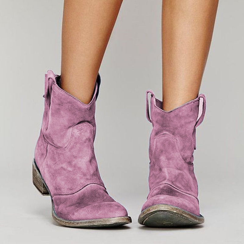 Bérénice | Bottines Inspirées du Far-West avec Talon Cubain