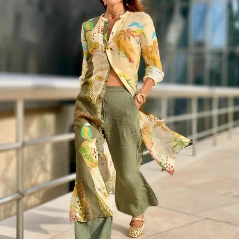 Lilou | Robe fluide à imprimé flatteur