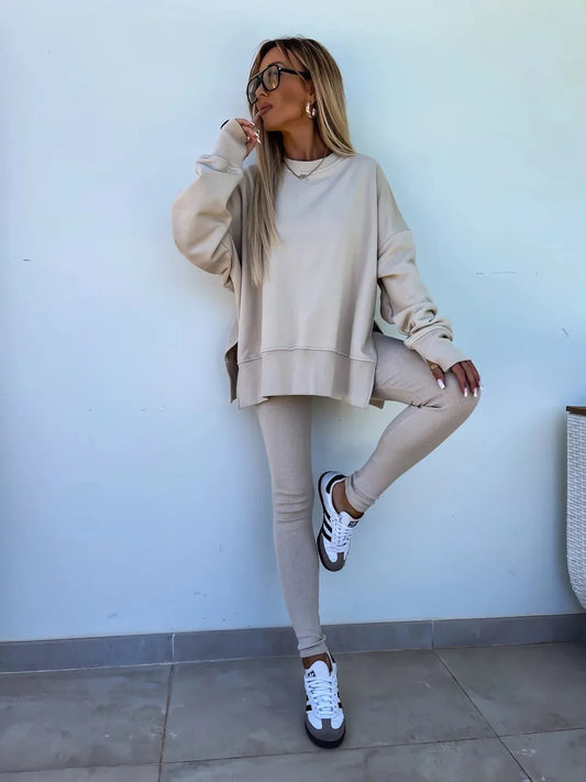 Amara | Ensemble coordonné avec sweat ample et leggings