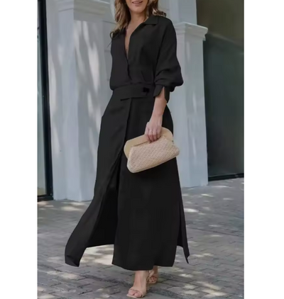 Béatrice | Robe chemise fluide