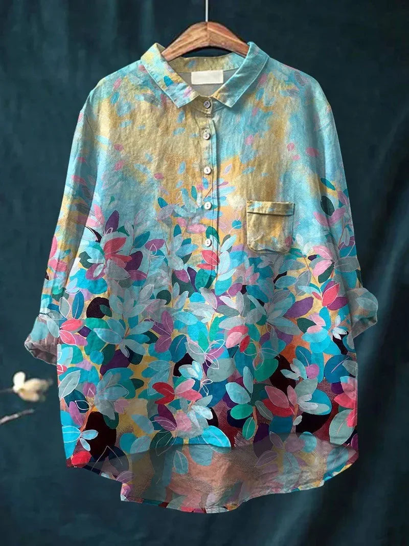 Amélie | Chemise légère aux motifs colorés