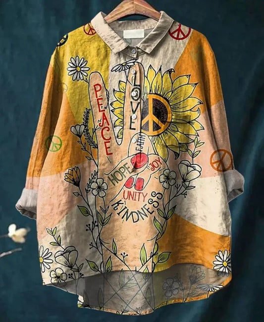 Amélie | Chemise légère aux motifs colorés