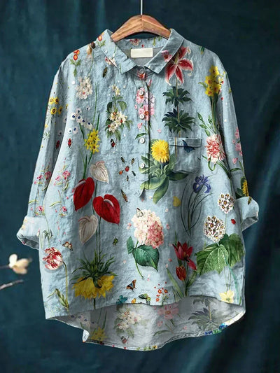 Amélie | Chemise légère aux motifs colorés
