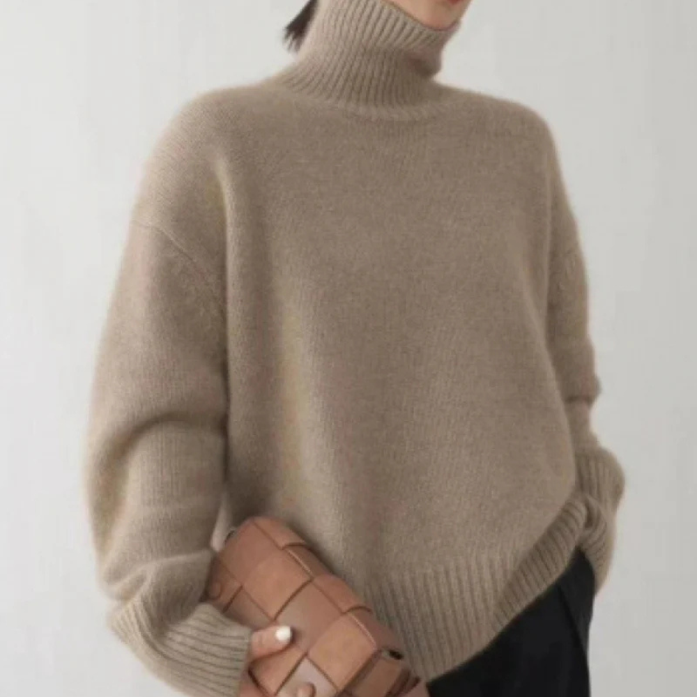 Cassandre | Pull à col roulé en cachemire