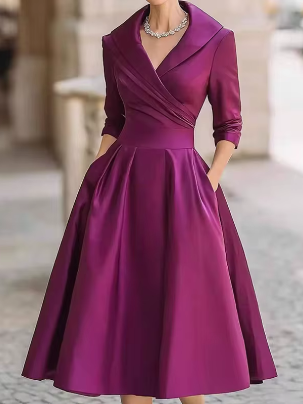 Francine | Abito midi con ispirazione retrò