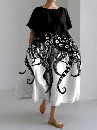Ariane | Robe longue florale légère pour l'été