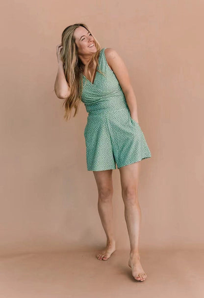 Isabelle | Maillot de bain plissé avec maintien poitrine