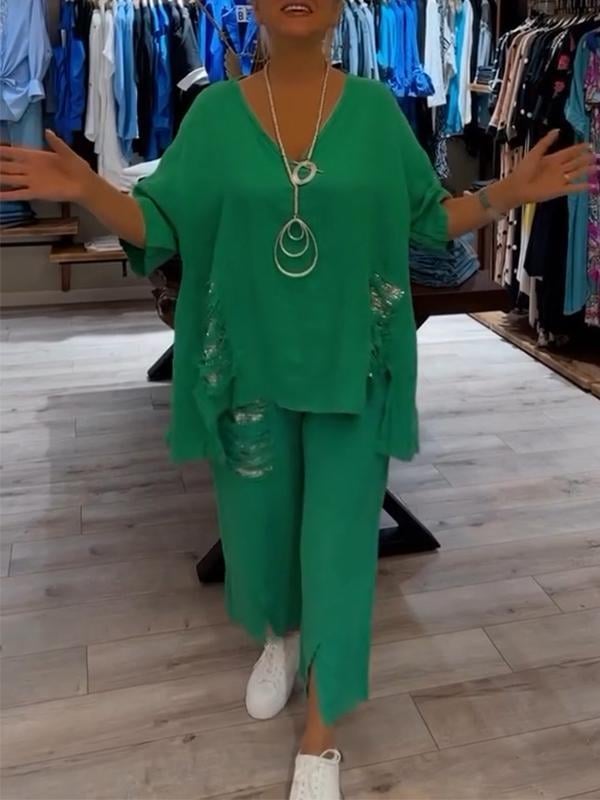 Coralie | Ensemble d’été deux pièces – fluide, flatteur et féminin