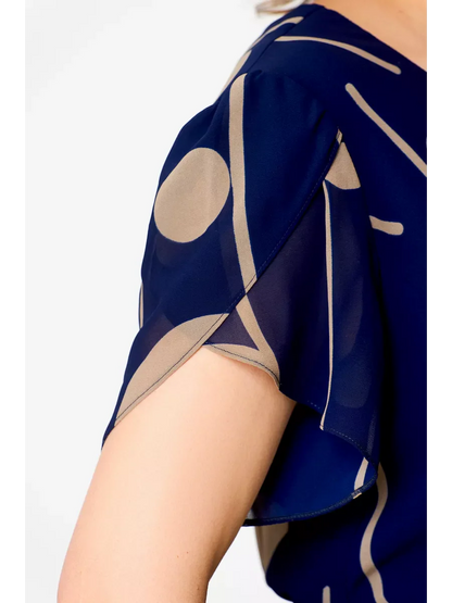 Anouk | Robe midi fluide en mousseline élégante