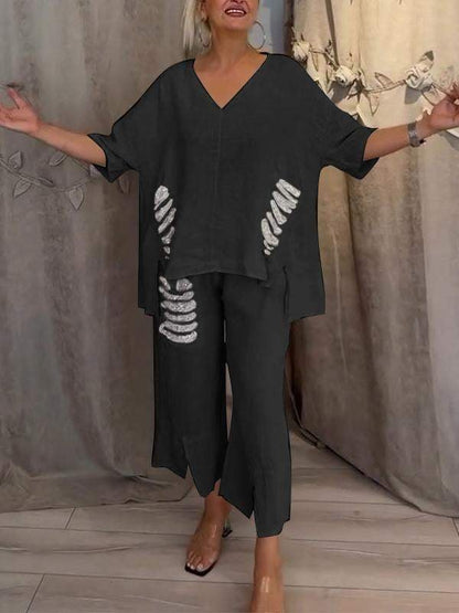 Coralie | Ensemble d’été deux pièces – fluide, flatteur et féminin