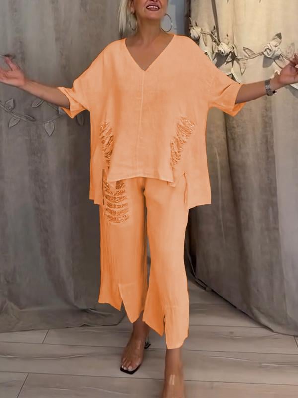 Coralie | Ensemble d’été deux pièces – fluide, flatteur et féminin