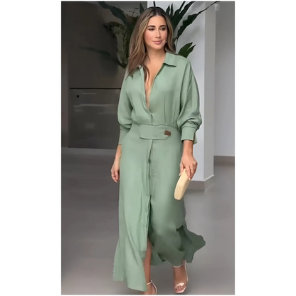 Béatrice | Robe chemise fluide