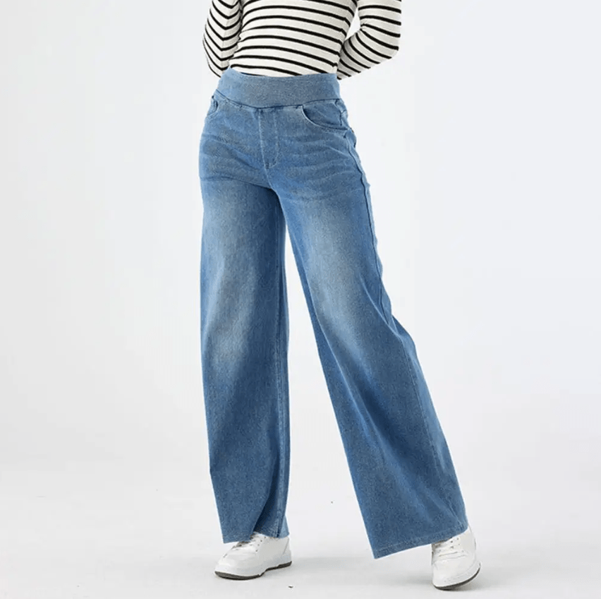 Élise | Pantalon taille haute extensible