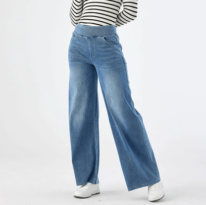 Élise | Pantalon taille haute extensible