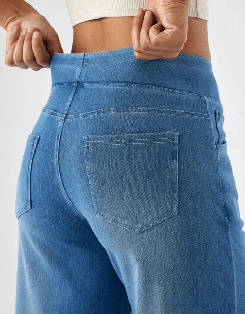 Élise | Pantalon taille haute extensible