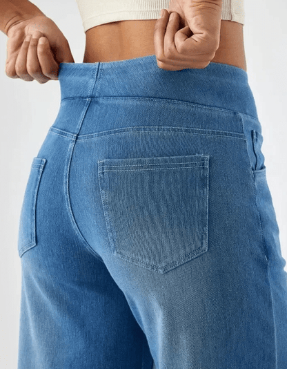 Élise | Pantalon taille haute extensible